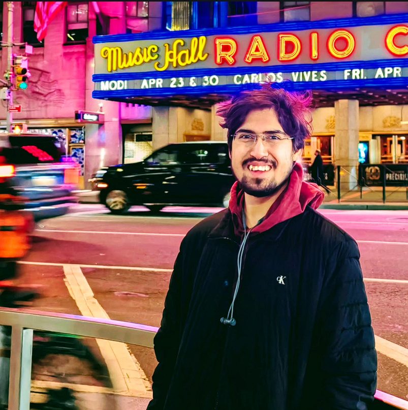 Radio City Music Hall after dark